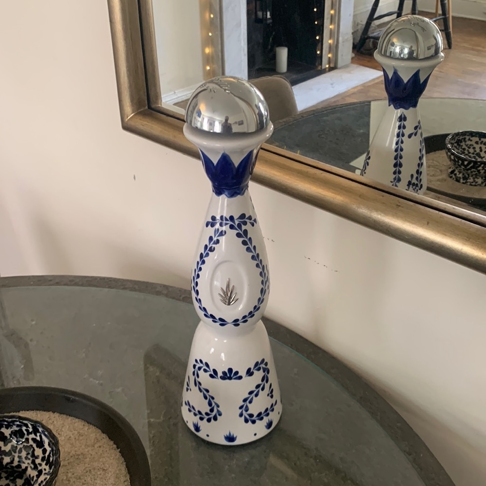 Decorative tequila bottle/ vase
